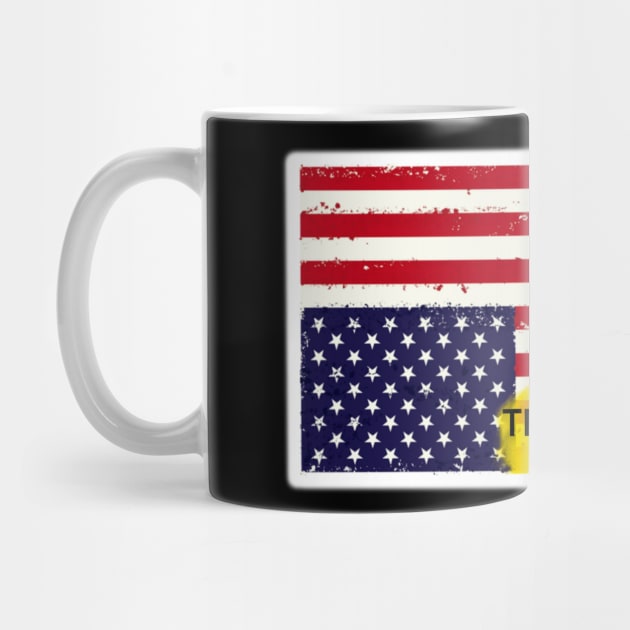 No One’s Treading On You Sweetie Gadsden Flag Upside Down American Flag by Bite Back Sticker Co.